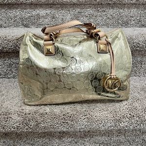 Authentic MK gold bag
